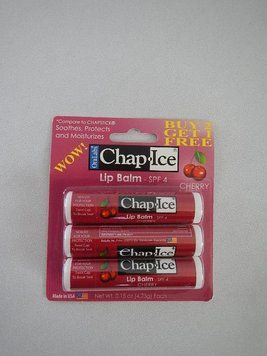 Бальзам для губ Chap Ice CHERRY, OraLabs 3х 4,25 г, США T1654 фото