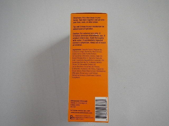 Сироватка для обличчя з куркумою, 52 мл, ADVANCED CLINICALS США T705 фото