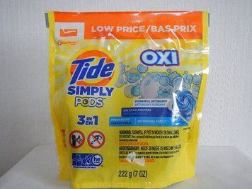 Капсули для прання білизни 3 в 1 TIDE OXI 13 шт., 222 г, США E90 фото